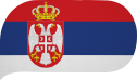 Flagge: Serbien