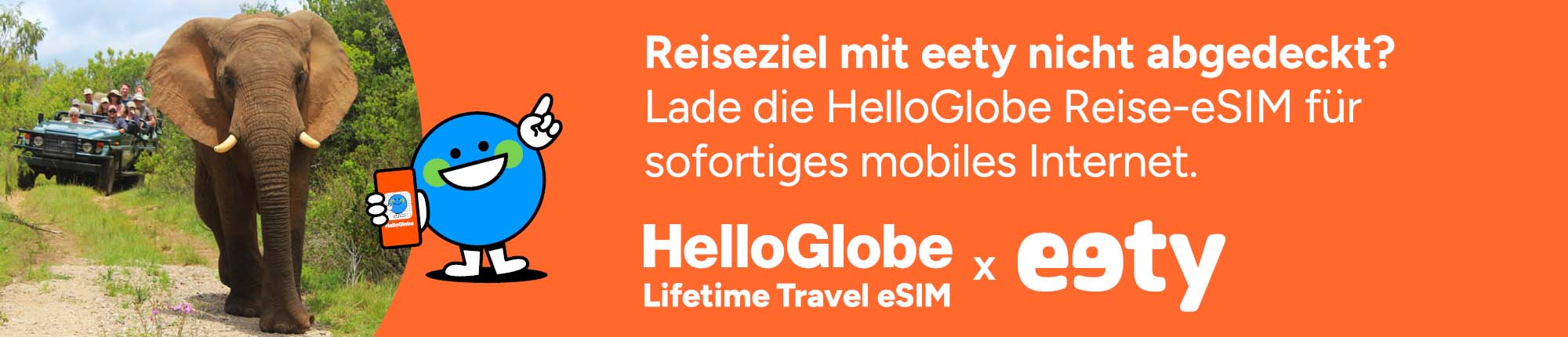 Hello Globe Banner